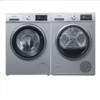 SIEMENS 西门子 WM12P2682W+WT47W5681W 热泵式洗烘套装 银色
