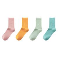 Bananain 蕉内 男士中筒袜套装 4P-BS500E-ML 4双装(氮粉+硫黄+氙绿+氧蓝) 40-45