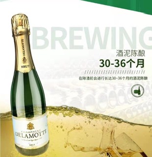 Delamotte 德乐梦 法国香槟 BrutNV起泡葡萄酒 375ml