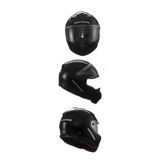 MARUSHIN 马鲁申 BFF-B5 摩托车头盔 全盔 亮黑 黑色镜片装 M码