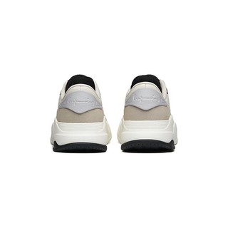 ANTA 安踏 男子运动板鞋 112148092R-4 象牙白/泥沙灰 44.5