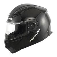 MARUSHIN 马鲁申 BFF-B5 摩托车头盔 全盔 亮黑 透明镜片装 XL码