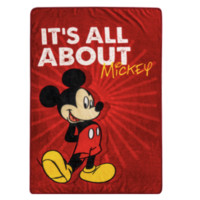 Disney 迪士尼 经典米奇 法兰绒毛毯 100*140cm