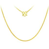 老庙黄金 1054200202 简约足金项链 43cm 4.26g