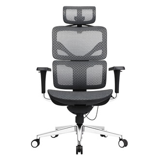 Want Home 享耀家 F3A 人体工学电脑椅 格调灰 网布坐垫款