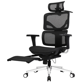Want Home 享耀家 F3A 人体工学电脑椅 幻影黑 集成腿托款