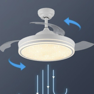 NVC Lighting 雷士照明 欣玉系列 客厅吸顶灯+吊扇灯+方卧灯+圆卧灯*2