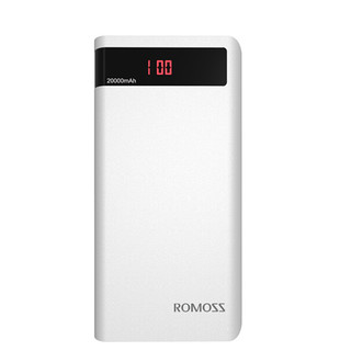 ROMOSS 罗马仕 sense6P 移动电源 白色 20000mAh Micro-B 2.1A