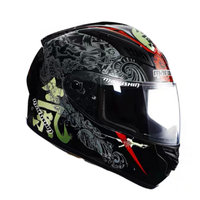 MARUSHIN 马鲁申 BFF-B5 摩托车头盔 全盔 黑气特别版 透明镜片装 XXL码