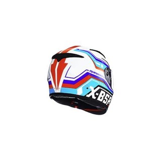 MARUSHIN 马鲁申 BFF-B5 摩托车头盔 全盔 红白蓝特别版 透明镜片装 XXXL码