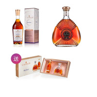 CAMUS 卡慕 干邑白兰地组合（布特妮XO家族珍藏干邑1L+布特妮VSOP干邑1L）+赠酒板礼盒（同款XO 50ml+VSOP 50ml）