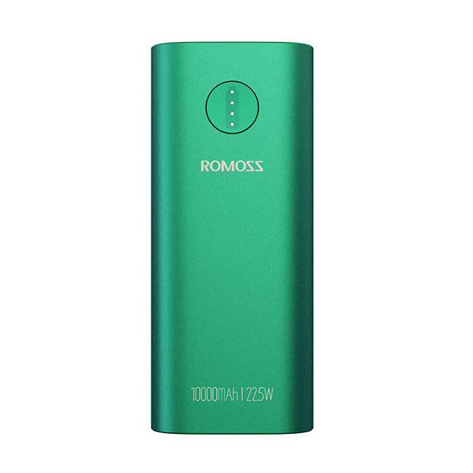 ROMOSS 罗马仕 A10F 移动电源 松木绿 10000mAh Type-C/Lightning 22.5W 双向快充