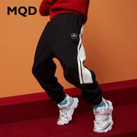 MQD 马骑顿 儿童运动长裤 黑色 140cm(140cm)