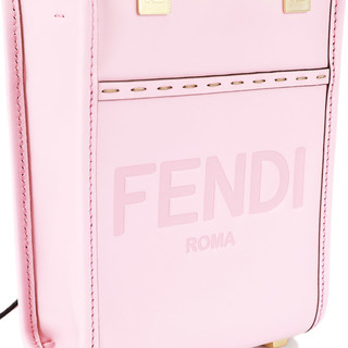 FENDI 芬迪 Sunshine系列 女士迷你阳光手提袋 8BS051ABVLF1CJY 粉色