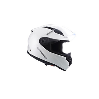 MARUSHIN 马鲁申 BFF-B5 摩托车头盔 全盔 珍珠白 透明镜片装 XXXL码