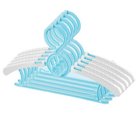 XINGYOU 星优 X-8850 儿童伸缩衣架 升级款 20个 蓝色