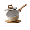 SOWE 素味 奶锅(18cm、1.9L、麦饭石、米白)