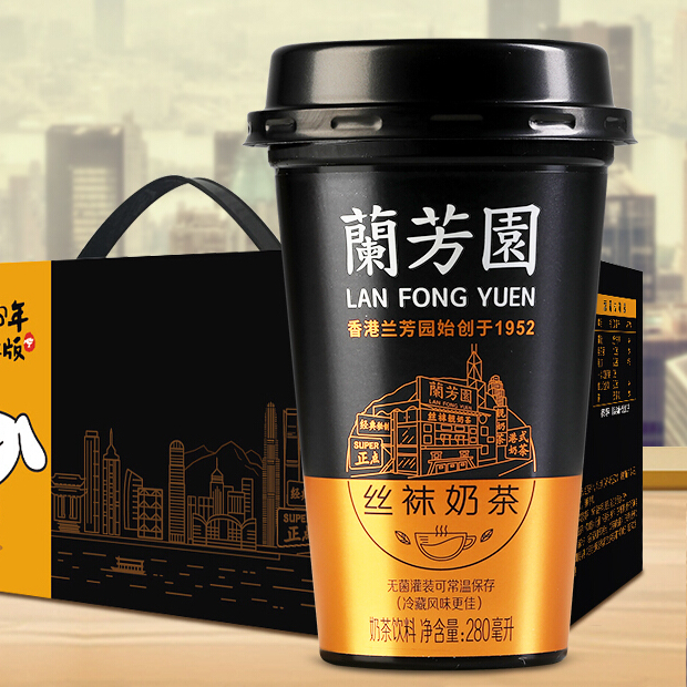 88VIP：LAN FONG YUEN 兰芳园 茶饮料网红丝袜港式奶茶280ml*6杯奶茶
