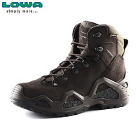 LOWA 户外登山鞋战术靴作战靴Z-6S GTX防水沙漠靴男靴 棕色 41