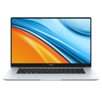 HONOR 荣耀 MagicBook 15 2021 锐龙版 15.6英寸(R7 5700U Windows 10 家庭版 16G 512G 7nm 多屏协同)冰河银