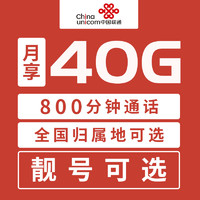 unicom 联通 China unicom 中国联通 大王卡 40GB 腾讯系应用系免流量 5元/月