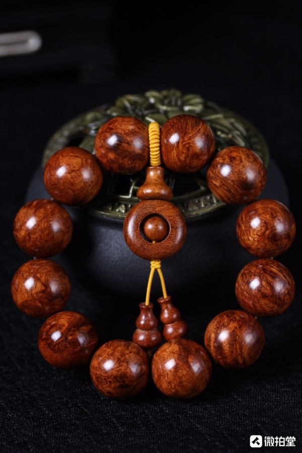 缅甸花梨 2·0瘤疤 手串