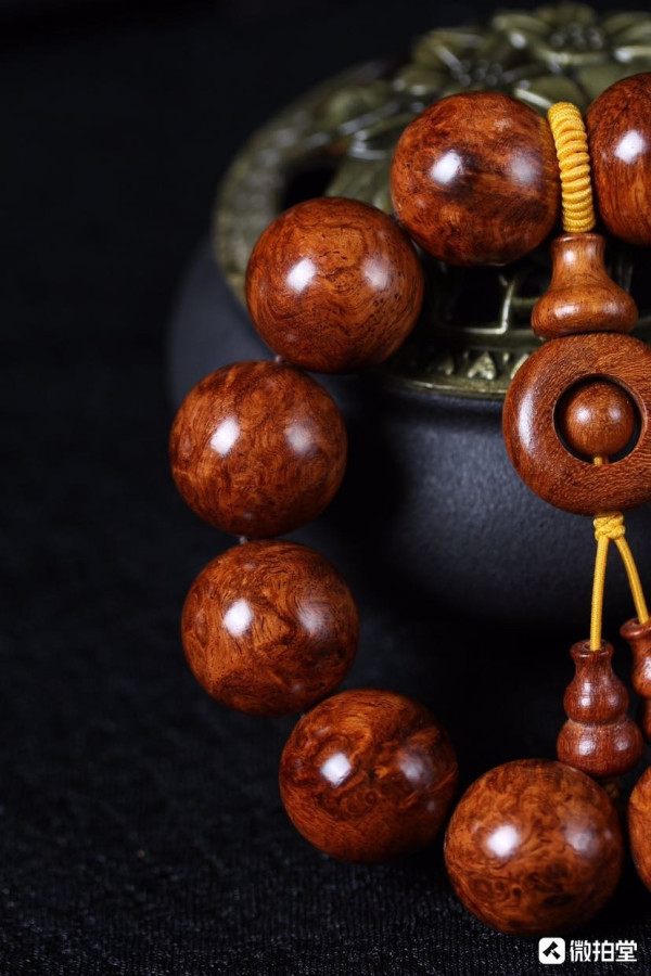 缅甸花梨 2·0瘤疤 手串