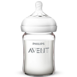 AVENT 新安怡 自然顺畅系列 SCF678/33 玻璃奶瓶 125ml 0月+