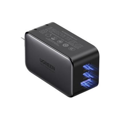 UGREEN 绿联 CD244 氮化镓充电器 双Type-C/USB-A 65W