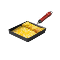 RIVER LIGHT 日本极 玉子烧锅(16cm、无涂层、铁)