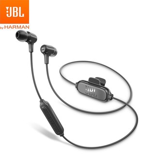 JBL 杰宝 E25BT 入耳式颈挂式蓝牙耳机 经典黑