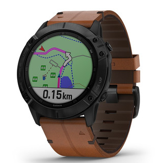 GARMIN 佳明 Fenix 6X Pro 户外智能手表 010-02157-47 棕色 DLC蓝宝石版