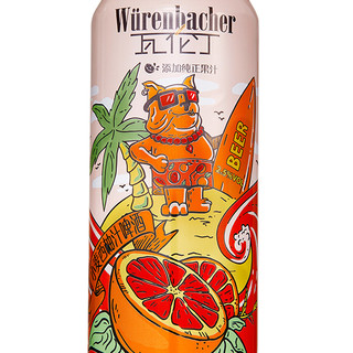 Würenbacher 瓦伦丁 小麦西柚汁啤酒 500ml*24听