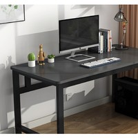 PLUS会员：芙昀万邦 电脑桌 灰色+黑架 80*60cm