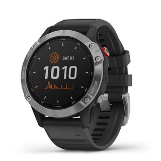 GARMIN 佳明 Fenix 6 户外智能手表 耀银 太阳能专业版