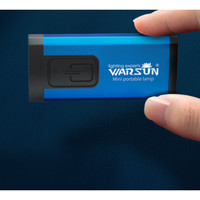 WARSUN 沃尔森 688蓝色手电筒强光充电小型EDC户外