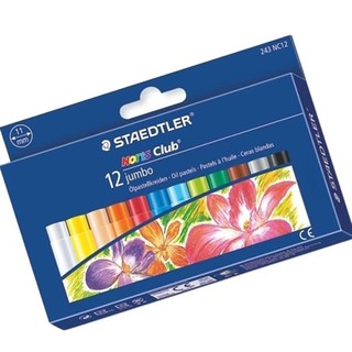 STAEDTLER 施德楼 243 NC12 粗杆油画棒 12色