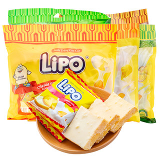 越南进口Lipo面包干300g*5袋早餐饼干小包装网红零食小吃休闲食品