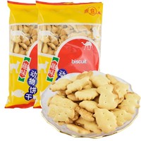 青食 趣味动物饼干 300g*2袋