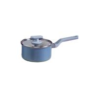 COOKER KING 炊大皇 N16D4 奶锅(16cm、铝、蓝色、带蒸屉)