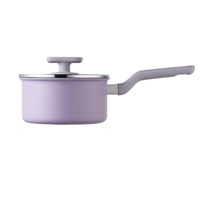 COOKER KING 炊大皇 N16D3 奶锅(16cm、铝、紫色)