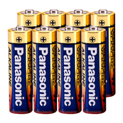 panasonic松下5号碱性电池8粒