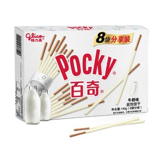 Pocky 百奇 装饰饼干 牛奶味 140g