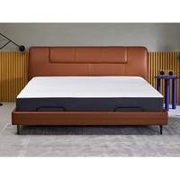 新品发售：8H Feel 智能真皮电动床X 灵感橙 MZ1零度绵床垫套装 1.5m