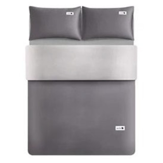 网易严选 日式裸棉磨毛四件套 酷灰 2mx2.3m