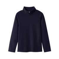 MQD 马骑顿 D20752405 男童长袖高领T恤 黑色 130cm