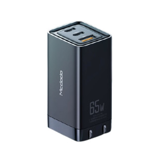 MCDODO 麦多多 CH-790 氮化镓充电器 USB-A/双Type-C 65W+双Type-C 100W 数据线 2m 黑色