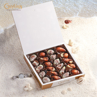 Guylian吉利莲比利时进口巧克力贝壳巧克力礼盒零食糖果新年礼物 吉利莲金贝壳臻贵礼盒250g