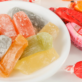 鲁兴 高粱饴拉丝软糖水果味500g 网红混合味水果糖 山东老字号特产糖果