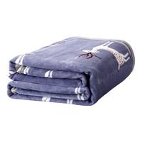 南极人 晚安 法兰绒毛毯 100